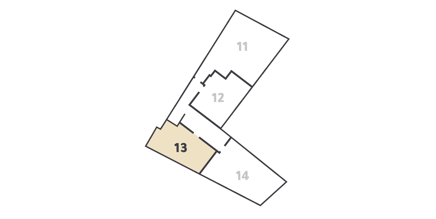 13| type loft, orientation Sud - keyplan